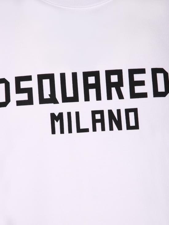 26SS 디스퀘어드2 밀라노 쿨핏 티셔츠 S74GD1520 D20106 100 White - DSQUARED2