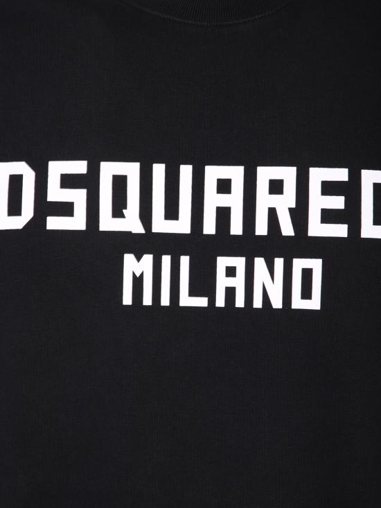 26SS 디스퀘어드2 밀라노 쿨핏 티셔츠 S74GD1520 D20106 900 Black - DSQUARED2
