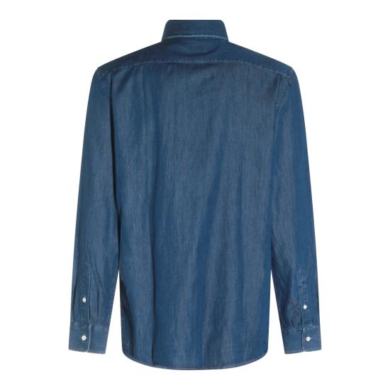 26FW 브루넬로 쿠치넬리 데님 셔츠 MR6830627 C003 INDIGO - BRUNELLO CUCINELLI