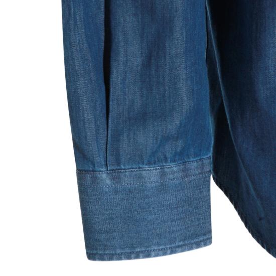 26FW 브루넬로 쿠치넬리 데님 셔츠 MR6830627 C003 INDIGO - BRUNELLO CUCINELLI