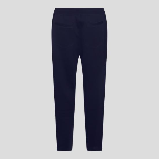 26FW 브루넬로 쿠치넬리 코튼 블렌드 트레이닝 팬츠 MM8313243G C1265 NAVY - BRUNELLO CUCINELLI