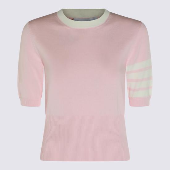 26FW 톰브라운 스웨터 FKA519A Y3006642 LIGHT PINK - THOM BROWNE