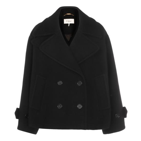 26FW 끌로에 코트 CH25AMA96952 001 BLACK
