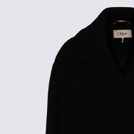 26FW 끌로에 코트 CH25AMA96952 001 BLACK - CHLOE