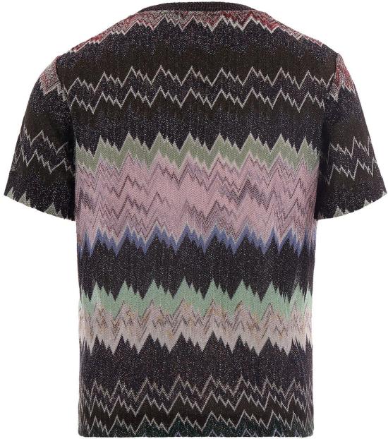 26SS 미소니 반팔 티셔츠 8053147700601 BLACK - MISSONI
