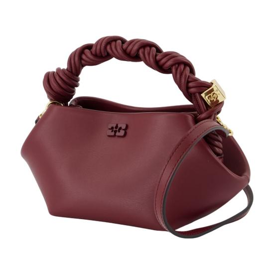 26FW 가니 미니 부 백 A6947 436 burgundy - GANNI
