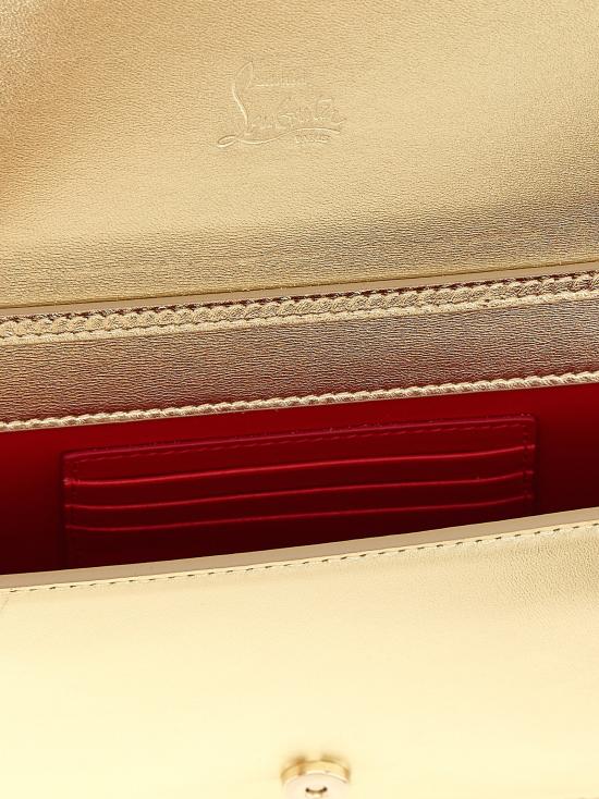 26FW 크리스챤 루부탱 클러치/파우치 1265167PL12 Gold - CHRISTIAN LOUBOUTIN