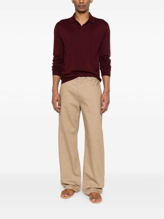 26SS 스칼리오네 폴로 티셔츠 USS133685 Dark Red - SCAGLIONE