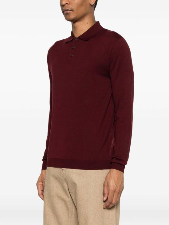 26SS 스칼리오네 폴로 티셔츠 USS133685 Dark Red - SCAGLIONE