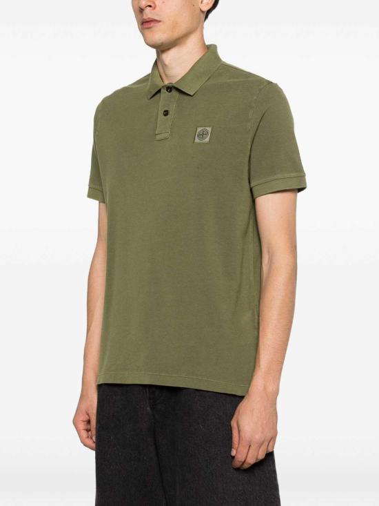 26SS 스톤 아일랜드 폴로 티셔츠 L1S1522002SCS0067V005G Dark Green - STONE ISLAND