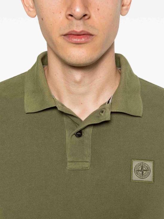 26SS 스톤 아일랜드 폴로 티셔츠 L1S1522002SCS0067V005G Dark Green - STONE ISLAND
