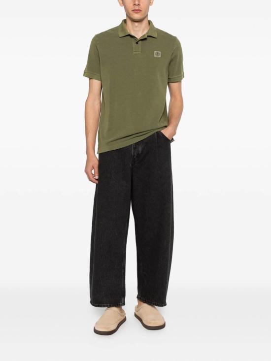 26SS 스톤 아일랜드 폴로 티셔츠 L1S1522002SCS0067V005G Dark Green - STONE ISLAND