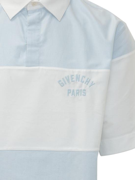26FW 지방시 폴로 티셔츠 BM619Q16T6100 LICHTBLUE - GIVENCHY