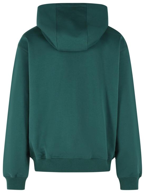 26FW 카사블랑카 후드 티셔츠 M PF26 JTP 512 01GREEN LOOPBACK CASABLANCA SPORT TYPE Green - CASABLANCA