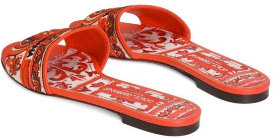 26FW 돌체앤가바나 뮬/슬리퍼 CQ0571AV8048W801 ORANGE - DOLCE & GABBANA