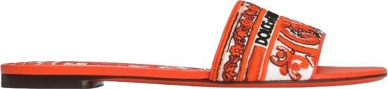 26FW 돌체앤가바나 뮬/슬리퍼 CQ0571AV8048W801 ORANGE