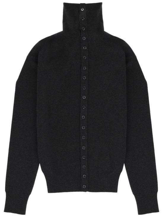 25FW 르메르 버튼 피티드 가디건 TO1431 LK1045BK981 Black
