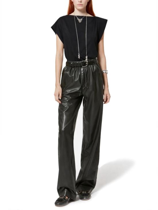  이자벨마랑 MAISAN 메이산 티셔츠 MAISAN 메이산 티셔츠 TS0207FA A1N41I01BK Black - ISABEL MARANT