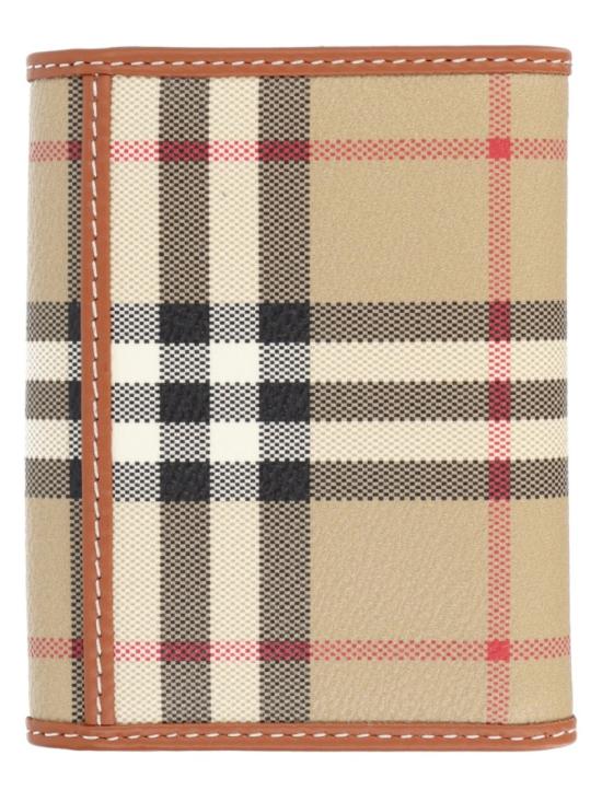  버버리 스몰 체크 폴딩 지갑 8109800 A9534 Neutrals - BURBERRY