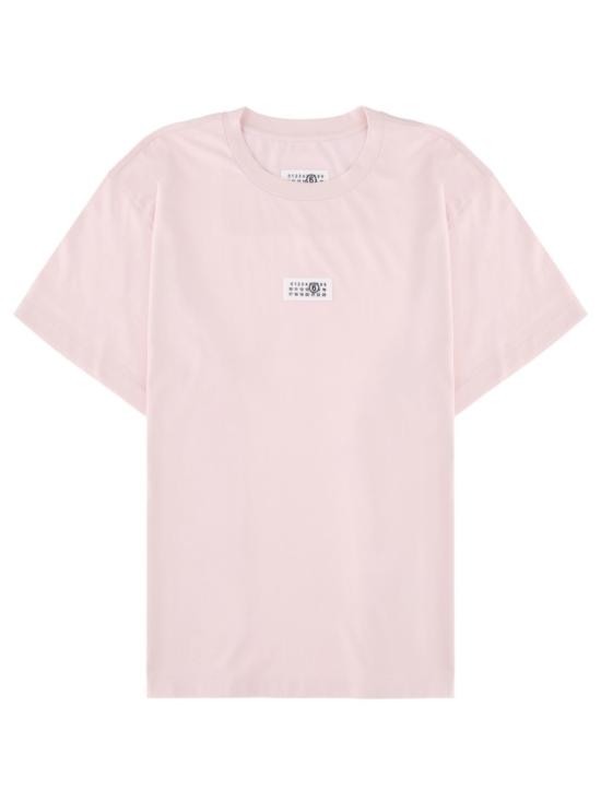 26SS MM6 메종마르지엘라 Numeric 코튼 티셔츠 SH0GC0071 M20170231 Purple