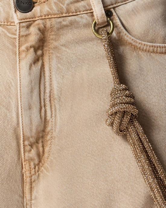26SS 핑코 데님 팬츠 2453148 Neutrals - PINKO