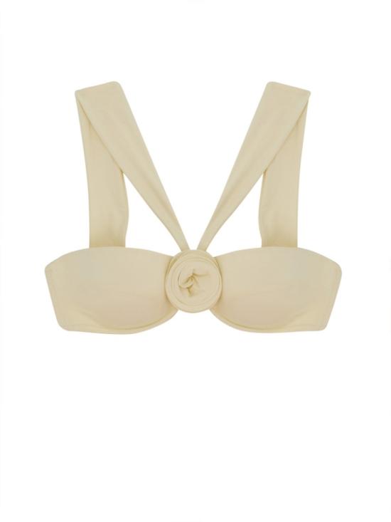  라 레베체 비치웨어 SAHAR TOP IVORY Neutrals