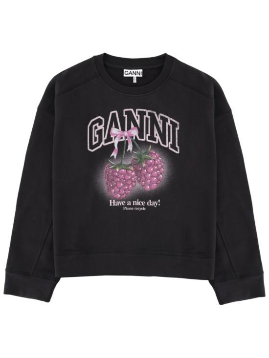 26SS 가니 긴팔 티셔츠 A1060076 252 Black