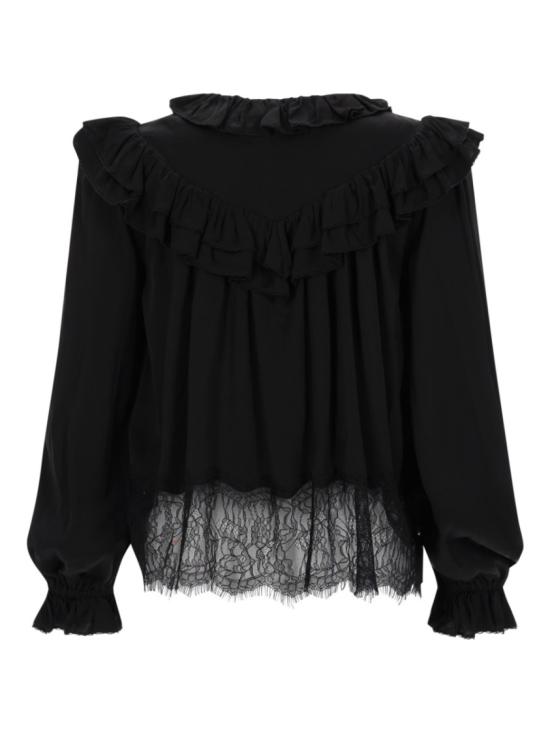 26SS 셀프 포트레이트 블라우스 RS26 192T B BLACK Black - SELF PORTRAIT
