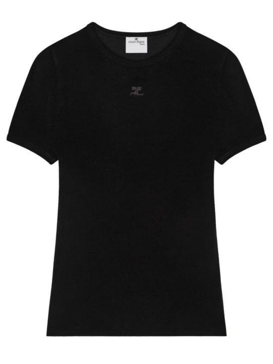 26SS 쿠레쥬 반팔 티셔츠 126JTS239 JS02649999 Black