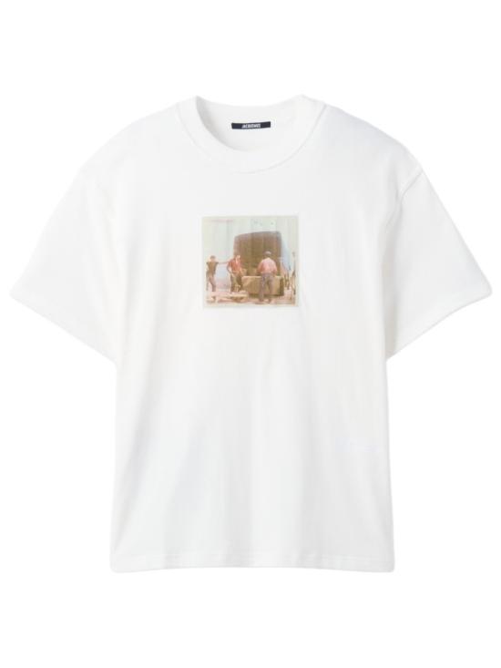 26SS 자크뮈스 페이장 쇼트 슬리브 티셔츠 TSM00595AJ0 02561NU White