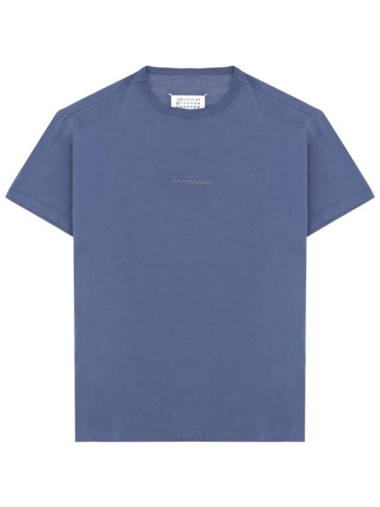 26SS 마르지엘라 디스트로이드 로고 티셔츠 S30GC0701 S22816469 Blue