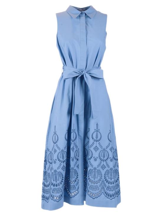 26SS 파로쉬 미디 원피스 CANNESD7246156011 Blue