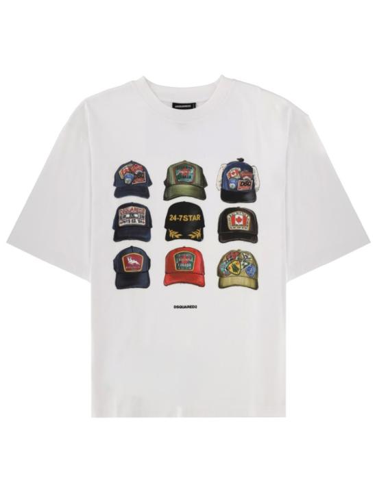 26SS 디스퀘어드2 반팔 티셔츠 S78GD0112 D20033100 White