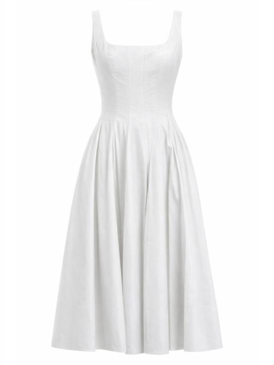  스타우드 롱 원피스 90 7291 WHT White