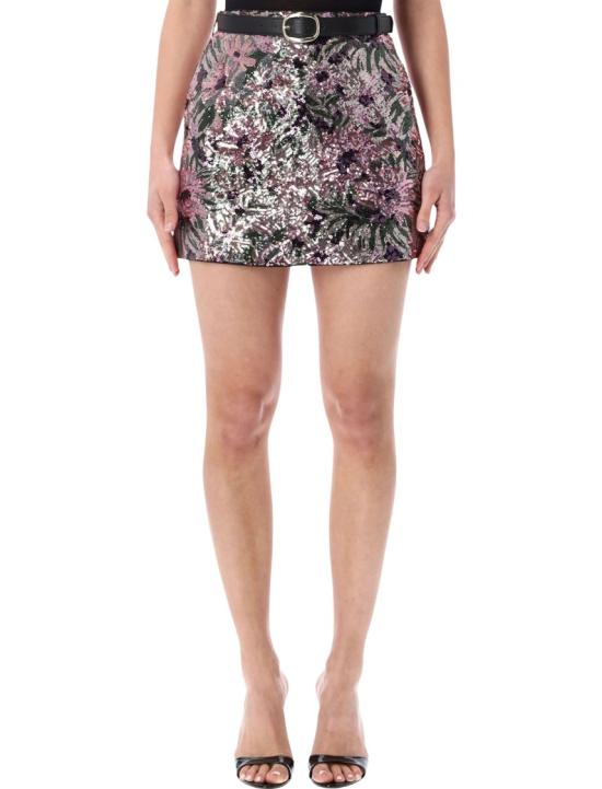 26SS 셀프 포트레이트 숏 스커트 RS26075SKMUMULTI Multicolor