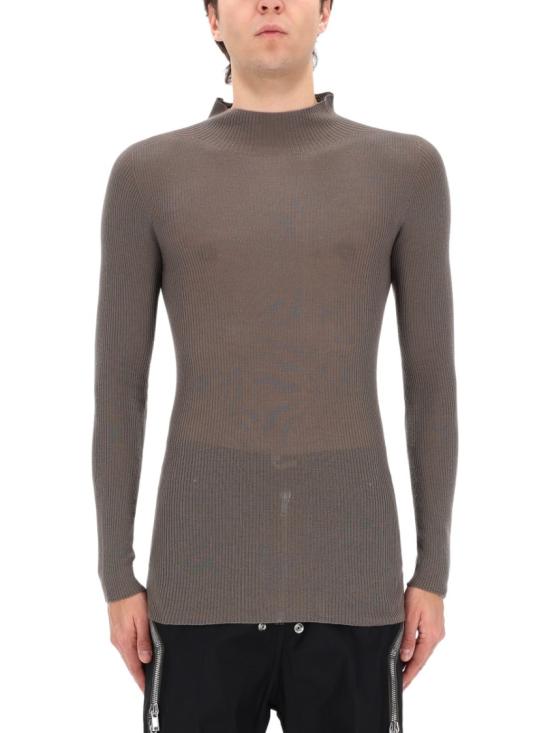 26SS 릭 오웬스 스웨터 RU01F2641 RIBM34 Grey - RICK OWENS