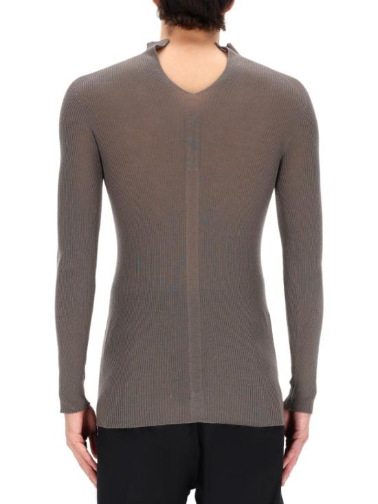 26SS 릭 오웬스 스웨터 RU01F2641 RIBM34 Grey - RICK OWENS