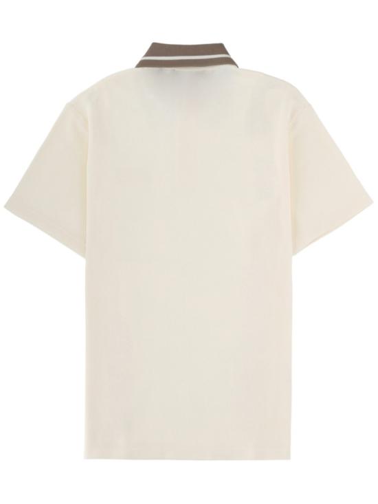26SS 베르사체 폴로 티셔츠 80GAGD05 CJ02Z039 Neutrals - VERSACE