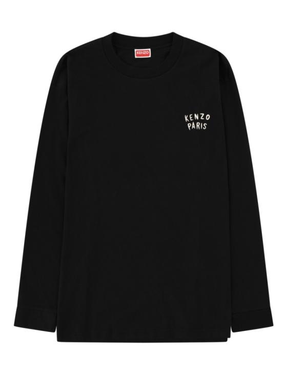 26SS 겐조 Boke Heart 릴렉스 롱슬리브 FG55TL3034SY 99J Black