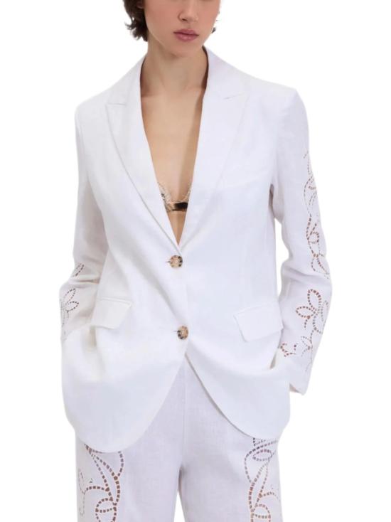 26SS 에르마노 피렌제 자켓 D48EI026ES4MF010 White - ERMANNO FIRENZE