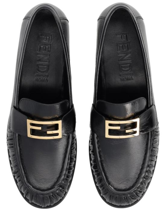  펜디 바게트 가죽 로퍼 8D8756 NBAF0QA1 Black - FENDI