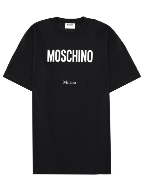 26SS 모스키노 반팔 티셔츠 07130241 1555 Black