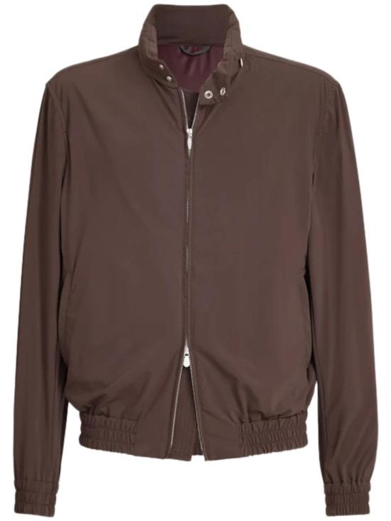 26SS 브루넬로 쿠치넬리 폴딩 후드 본디드 나일론 블루종 MZ4266525C1792 Brown