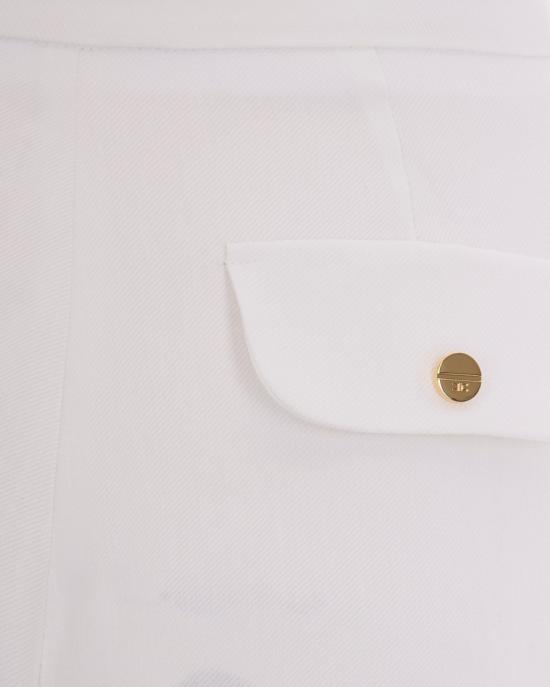 26SS 엘리자베타프랜치 스트레이트 팬츠 2743449 White - ELISABETTA FRANCHI