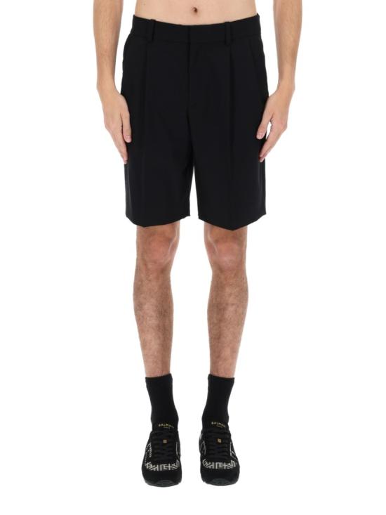 26SS 발망 숏팬츠 GH1PA185WD49 0PA Black - BALMAIN