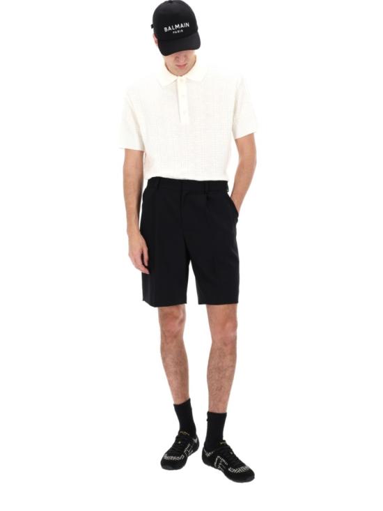 26SS 발망 숏팬츠 GH1PA185WD49 0PA Black - BALMAIN