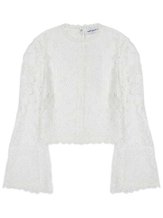  셀프 포트레이트 긴팔 티셔츠 SS26 007T W WHITE White