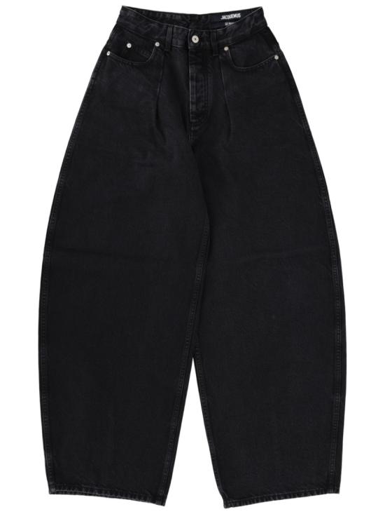 26SS 자크뮈스 더 오발로 드 님 데님 팬츠 팬츠 PAW00609AD0 0039990 Black