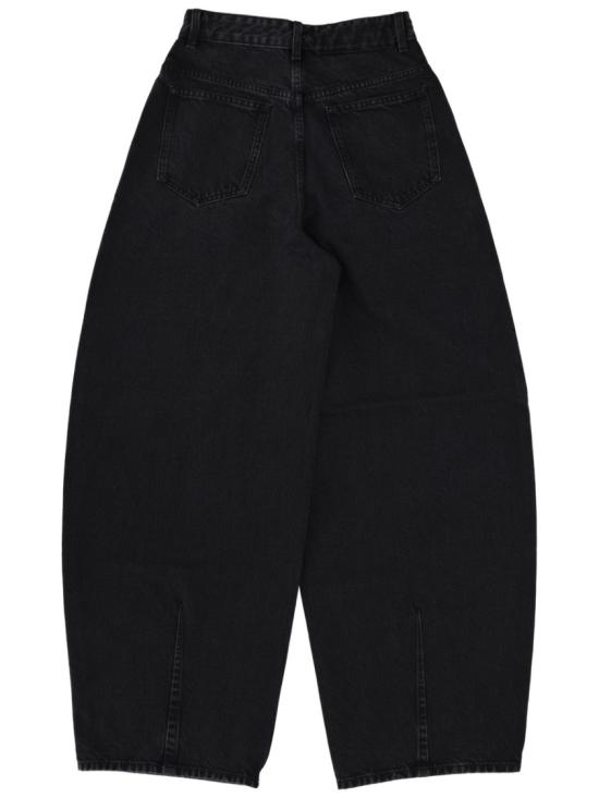 26SS 자크뮈스 더 오발로 드 님 데님 팬츠 팬츠 PAW00609AD0 0039990 Black - JACQUEMUS