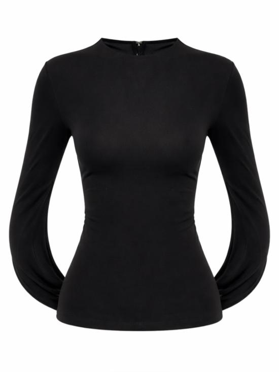 26SS 알렉산더 왕 긴팔 티셔츠 1CC1261201 001 Black